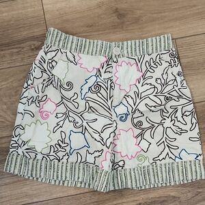 Knox Rose Colorful Floral Women's Shorts, Size Small